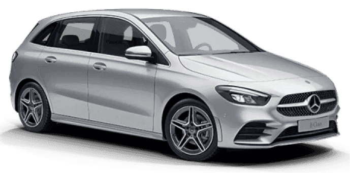 Mercedes B180 CDI — available from VEZO Car Rental on Mykonos