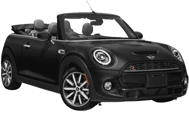 Mini Cooper Cabrio — available from VEZO Car Rental on Mykonos
